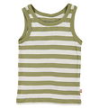 Katvig Undershirt - Green/White Striped