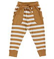 Katvig Trousers - Brown/White Striped