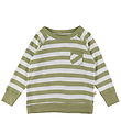 Katvig Blouse - Green/White Striped