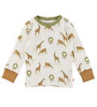 Katvig Blouse - White w. Giraffe