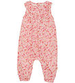 Minymo Jumpsuit - Pink Dogwood w. Flowers