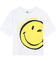 Little Marc Jacobs T-shirt - White/Yellow w. Smiley
