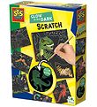 SES Creative Scratch cards - Glow-In-The-Dark Dinosaurs
