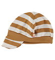 Katvig Sommarhatt - Brun/Vit Randig