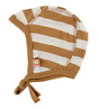 Katvig Baby Hat - Brown/White Striped