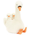 Jellycat Gosedjur - 39x18 cm - Fjderfull Swan