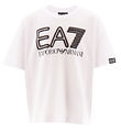 EA7 T-shirt - Vit m. Svart