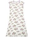 Joha Nightdress - Bamboo - Off White/Purple w. Parrot