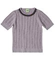 FUB T-shirt - Knitted - Heather w. Pointelle
