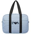 Emporio Armani Wickeltasche - Hellblau/Navy m. Logos