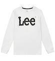 Lee Blouse - Wobbly Graphic - Bright White