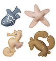 Liewood Diving toys - Dion - 4-Pack - Sea Create - Sandy