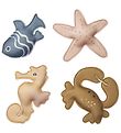 Liewood Dykleksaker - Dion - 4-pack - Sea Skapa - Sandy