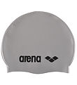 Arena Badekappe - Classic+ Silikon - Silber/Black