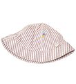 Joha Sun Hat - White/Dusty Purple Striped