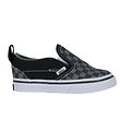 Vans Shoe - Slip-on V Checkerboard - Black/Gray