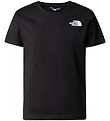 The North Face T-Shirt - Bote rouge - Noir