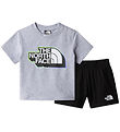 The North Face Shorts Set - T-shirt/Shorts - Light Grey Heather/