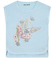 Zadig & Voltaire T-shirt - Angel - Light Blue w. Flowers/Similis