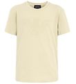 Emporio Armani T-Shirt - Pergament m. Strassstein