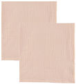 MarMar Muslin Cloths - Ada - 2-Pack - Delicate Rose