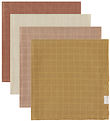 Fabelab Muslin Cloths - 4-Pack - 60x60 cm - Ochre Mix