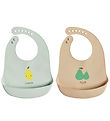 OYOY Bibs - Silicone - 2 pcs - Yummy+ - Minty/Camel