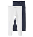 Name It Leggings - Noos - NkfVivian Capri - 2-Pack - Bright Whit