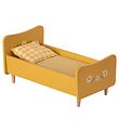 Maileg Houten bed - Mini - Geel