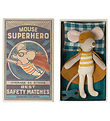 Maileg Mouse - Little Brother - Superhero I Matchbox