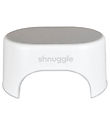 Shnuggle Stool - White w. Grey