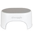 Shnuggle Pall - 38x26x18 cm - Vit m. Grå