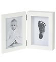 BAMBAM Picture Frame w. Foot/Handprint - White
