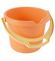 Dantoy Bucket w. Pouring spout - 16 cm - Pastel orange