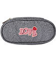 Sofie Schnoor Pencil Case - Silver w. Love