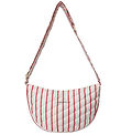 Sofie Schnoor Axelväska - Off White/Berry Striped