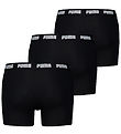 Puma Boxershorts - 3-pack - Black/Black