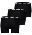 Puma Boxershorts - 3er-Pack - Black/Black