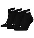 Puma Socken - 3er-Pack - Viertel - Schwarz