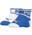 Puma Socks - 2-Pack - Wording - White/Blue