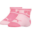 Puma Socks - 2-Pack - Wording - Pink