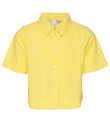 Vero Moda Girl Shirt - VmHart - Lemon Zest