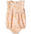 Wheat Summer Romper - Emmaline - Alabaster Flower Bobbles