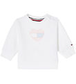 Tommy Hilfiger Sweatshirt - Gingham Flag - White