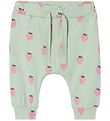 Name It Leggings - NbfVandora - Draag Green/Strawberrys