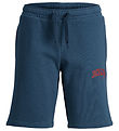 Jack & Jones Shorts en Molleton - JpstJosh - Enseigne Blue
