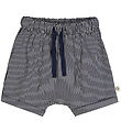 Msli Shorts - Popeline Stripe - Splung Cream/Blue Night