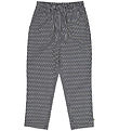 Müsli Trousers - Poplin Stripe - Conditioner Cream/Night Blue