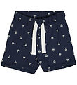 Msli Shorts - Sailboat - Night Blue/Conditioner Cream