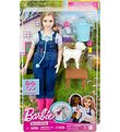 Barbie Coffret poupe - 30 cm - Carrire - Vtrinaire de ferme